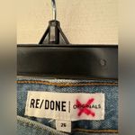 RE/DONE REDONE Women’s Blue Washed Straight Leg Cotton Denim Jeans Size 26 Photo 8