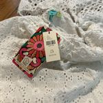 Farm Rio NWT  Anthropologie Off Shoulder Eyelet Midi Lace dress white L PETITE Photo 7