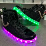 BosenHulu Black Glitter Hi Photo 2