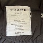 frame denim Le High Skinny Jeans Women's 25 Black Raw Hem Ankle Slit High Rise Photo 7