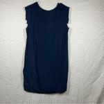 ALLSAINTS All Saints Dark Blue Silk Blend Tunic Top Photo 5