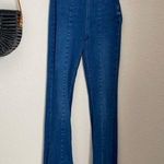 Forever 21 High Rise Slit Side Zip Flare Jeans, Size 26 Photo 0