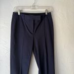 Talbots  Womens Navy Blue High Waist Straight Leg Dress Pants 2 Preppy Career Photo 1