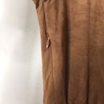 Ny Collection baby doll dress brown suede long sleeve dress size medium Photo 11