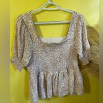 Nine West Beige Textured Top Photo 3