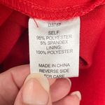 Alexia Admor Alexia Ardmor Red Cuffed Short Sleeve Taper Leg Jumpsuit NWT Medium Boatneck Photo 7