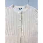 Willow Bay Button Front Cardigan Women's XL Cream Cotton Blend 3/4 Sleeve Photo 4