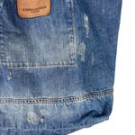 American Eagle  Denim Tote Bag Distressed Logo New Photo 8