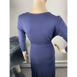 Lulus Blue Deep V Photo 3