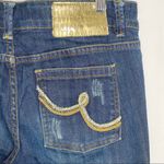 Buffalo David Bitton Buffalo Mid Rise Stretch Flare Blue Denim Jeans Size 28 Photo 1