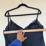 House Of CB HOUSE‎ OF CB 'Salma' Black Satin Slip Midi Dress size XL Photo 7