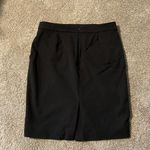 J.Crew 💜  Black No. 2 Petite Pencil Skirt with Slit in Back Photo 2