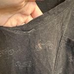 Torrid Motorcycle Print Black V-Neck Short Sleeve Shirt Size 3 (22/24) Photo 3