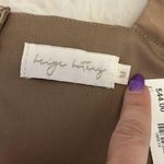 Beige Botany Faux Leather Corset Crop Top Size M Photo 5