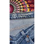 Outerknown Sea The Costa Crop Jeans Blue Wash Frayed Hem Denim Size 34 18 Photo 6