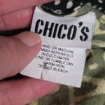 Chico's  Y2K Reversible Kimono Jacket Olive Green Black Asian Style Boho Global OS Photo 10