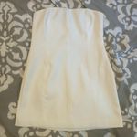 Meshki White Strapless  Mini Dress Size Large  Photo 1