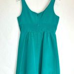 Shoshanna  Textured Emerald Green Taffeta A-Line Cocktail Party Dress Size 8 Photo 1