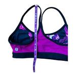Fabletics  Reversible Sports Bras Floral Purple Pink Size S Photo 5