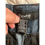 REWASH  Bermuda Shorts Size 7 Denim Dark Wash 9.5" Inseam Slash Pockets Low Rise Photo 6