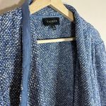 Talbots  Blue Tweed Open Front XL Plus Size Preppy Classic Mature Chic Work Wear Photo 1