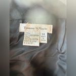 Vintage 1990's Yvonne Marie Black Leather Skirt, Size 14 Photo 4