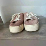 Soludos  Women’s‎ Ibiza Platform Suede Sneakers Mauve Neutral Comfort Size 10 Photo 6
