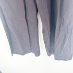 J.Crew  Womens Beachy‎ Linen Blend Cropped Wide Leg Belted Jumpsuit Size 4 Black Photo 5