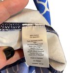 Talbots T By Blue Diamond Print Long Sleeve Jacket Women Sz S Photo 9