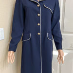 Danny & Nicole  long blazer size 6 navy blue color Photo 0