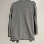 Theory gray Nyma Ko Merino Wool Angora blend open front cardigan Lagenlook Photo 74