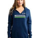 NFL NEW! Majestic Seattle SEAHAWKS  Self Determination Hoodie Women's Small Photo 0