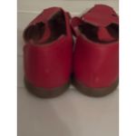 Aerosoles Aerosole Women's Red Leather Cutout Gladiator Flat Sandals Size 6.5M Photo 4