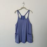 [Free People] FP Movement Light Blue Hot Shot Racerback Mini Dress Sz Medium M Photo 1