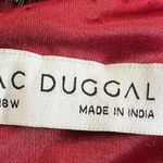 Mac Duggal  5940 Embellished Tulle Puff Sleeve Midi Dress 18W Photo 5