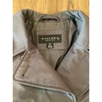 Gallery  double breasted nylon jacket grey coat size small petite Photo 6