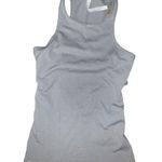 Free people movement top with circle cutout cross back Gray Photo 2