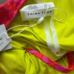 Trina Turk NWT Trellis Twist Plunge Swim Bathing Suit One-piece Swimsuit size 2 Photo 4