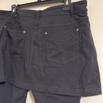 Athleta NWT  Bettona classic mini Black Skirted Leggings 2 in 1 tight CROP 25 " Photo 8