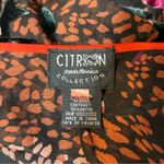 Citron Burnout Velvet Rose Spotted Sheer Kimono Silk Blend Witchy Whimsigoth Orange Size undefined Photo 12