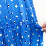 Splendid Blue Floral High Low Summer Tank Top Dress Photo 3