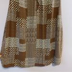 LA Hearts Mini Dress Brown Boho Patchwork Print Medium Photo 2