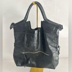 Foley + Corinna's downtown tote crossbody in black with silver hardware Photo 6