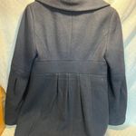 Ann Taylor Bell Sleeve Double-breasted Peacoat Black Wool Blend Size 2 Photo 3