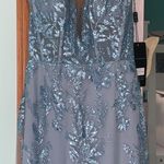 NOX Annabel  Teal Prom Dress Photo 3