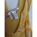 Diane Von Furstenberg  Sz 6 Yellow Silk Geody Crytal Print “Falyn" Flowy Tank Top Photo 4