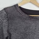 Rock & Republic Black Shimmer Long Sleeve Sweater Women's Size X-Small XS Photo 4