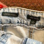 Wild Fable ACID WASH PLEATED FRONT 80s VIBE CUT OFF DENIM SHORTS Photo 2