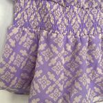 Eclair NWT lavender sleeveless top with smocked waist. Size M Photo 8