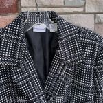 kim rogers  Black White Checked Jacket 16 Photo 3